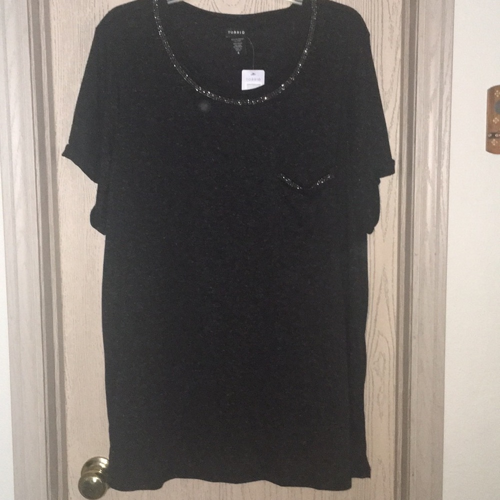 Beautifully Beaded Torrid shirt